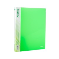 Папка на кільцях Axent А4 з 2-ма кільцями 700 мкм 25 мм Прозора зелена (1207-26-A)