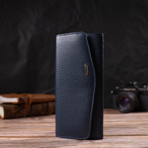 Гаманець Canpellini Шкіряний Синій (21725)