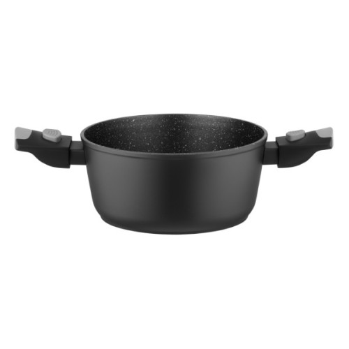Каструля Ardesto Gemini Bari, 2.5л, алюміній, чорний (AR1925AC)