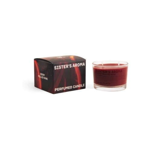 Ароматична свічка Sister's Aroma Berry Mulled Wine 150 г (4820227786350)