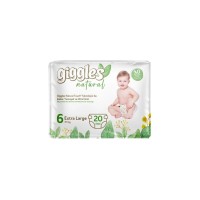 Підгузки Giggles Natural 6 Extra Large 15+ кг 20 шт (8680131206421)