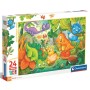 Пазл Clementoni Dinos Happy Oasis, серія "MAXI", 24 елементи (28524)