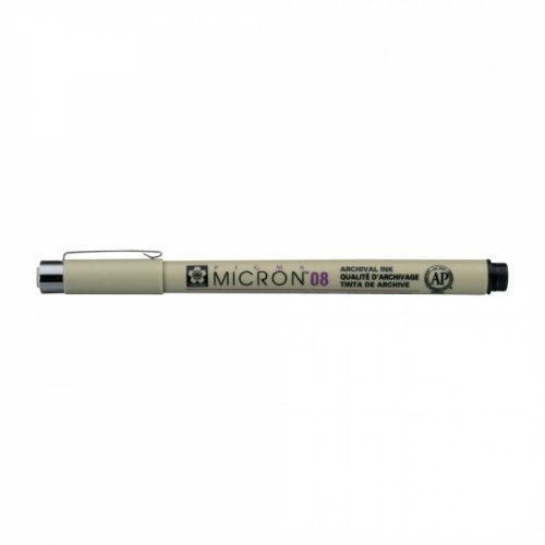 Лайнер Sakura Pigma Micron (0.8) 0,5 мм Чорний у блістері (8712079441593)