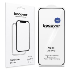 Скло захисне BeCover 10D Oppo A6 Pro Black (715716)