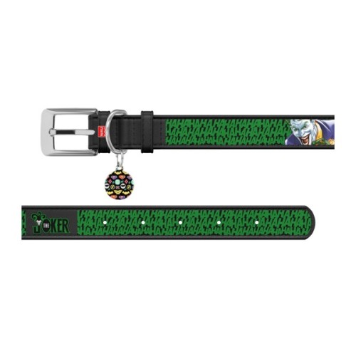 Нашийник для тварин WAUDOG Design з QR паспортом "Джокер" XL Ш 35 мм Д 46-59 см чорний (0035-1001-01)