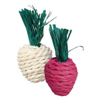 Іграшка для гризунів Trixie Редиска 8 см біло-рожева (2 шт.) (4011905061931)