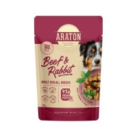Вологий корм для собак ARATON Adult with Beef and Rabbit 85 г (ART47933)