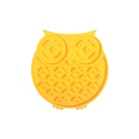 Посуд для собак WahoPet licky mat килимок-годівниця 15х16 см (жовта) (2700000021118)