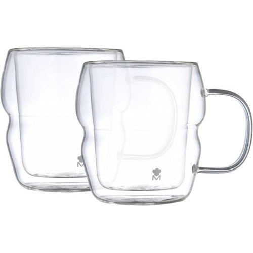 Набір чашок MasterPro Mixology з подвійними стінками 450 мл, 2 шт (BGMP-20206)