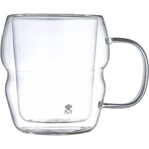 Набір чашок MasterPro Mixology з подвійними стінками 450 мл, 2 шт (BGMP-20206)