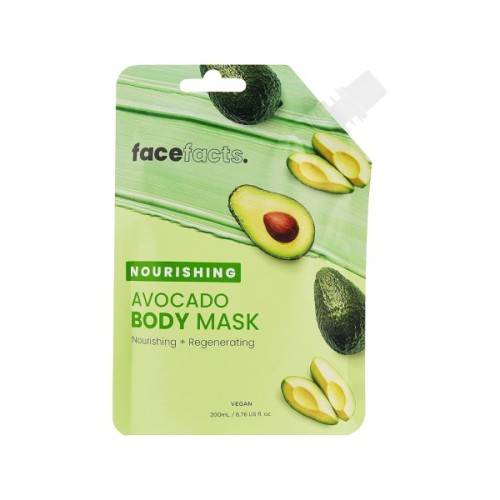 Маска для тіла Face Facts Nourishing Avocado Body Mask Живильна з авокадо 200 мл (5031413928808)