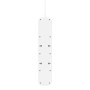 Мережевий фільтр живлення Belkin 4хТипF, 16А, USB-A/USB-C 18Вт, 2м (SRB001VF2M-V2)