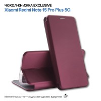 Чохол до мобільного телефона BeCover Exclusive Xiaomi Redmi Note 15 Pro Plus 5G Red Wine (715927)