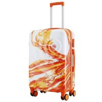 Валіза Semi Line 24" (M) White/Orange Print (T5655-2) (DAS303817)