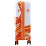 Валіза Semi Line 24" (M) White/Orange Print (T5655-2) (DAS303817)