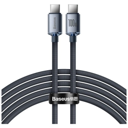 Дата кабель USB-C to USB-C 2.0m 100W black Baseus (CAJY000701)