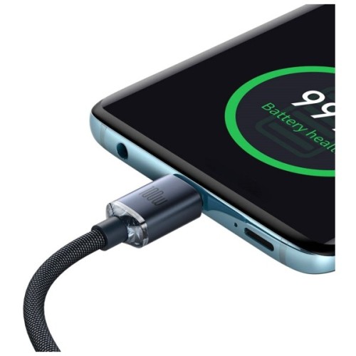 Дата кабель USB-C to USB-C 2.0m 100W black Baseus (CAJY000701)