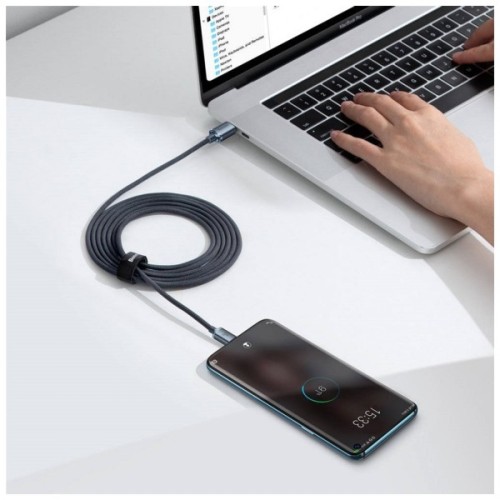 Дата кабель USB-C to USB-C 2.0m 100W black Baseus (CAJY000701)
