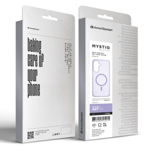 Чохол до мобільного телефона Armorstandart Mystiq MagCase Samsung A27 5G Lavender (ARM91613)
