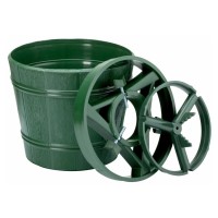 Підставка для ялинки Form-plastic PLANET 2, пластик, форма відро 17 л, темно-зелена (5907474317960)