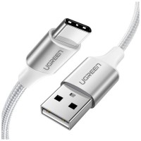 Дата кабель USB 2.0 AM to USB-C 1.5m 3.0A 18W US288 White Ugreen (60132)