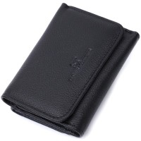 Портмоне ST Leather З натуральної шкіри Чорне (22728)