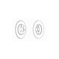 Гальмівний диск FERODO DDF1219C