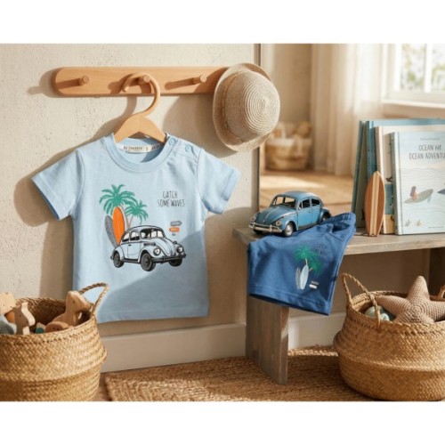 Набір дитячого одягу Breeze з машинкою (21723-92B-blue)