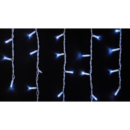 Гірлянда Delux Icicle 75LED 2x0.7m 18 flash білий/білий IP44 EN (90012951)