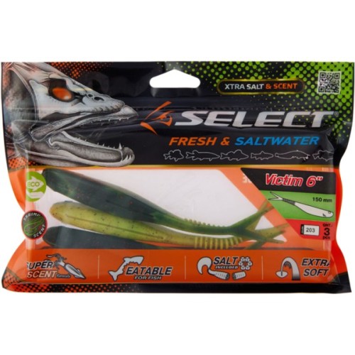 Силікон рибальський Select Victim V-Tail 6" 203 (3 шт/уп) (1870.74.53)