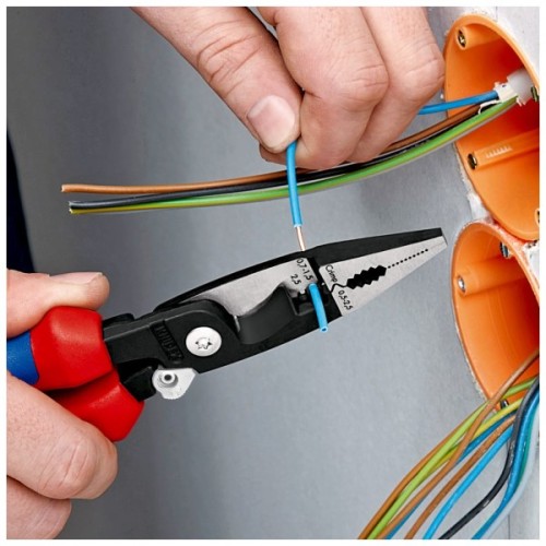 Плоскогубці KNIPEX електромонтажні 200мм (13 91 200)