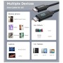 Дата кабель USB-C to USB-C 1.8m PD100W digital display silicone Choetech (XCC-1063)