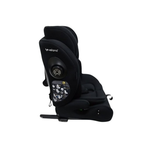 Автокрісло Velano Flexo i-Size 76150 см, ISOFIX + Top Tether/ремінь, black (48413)