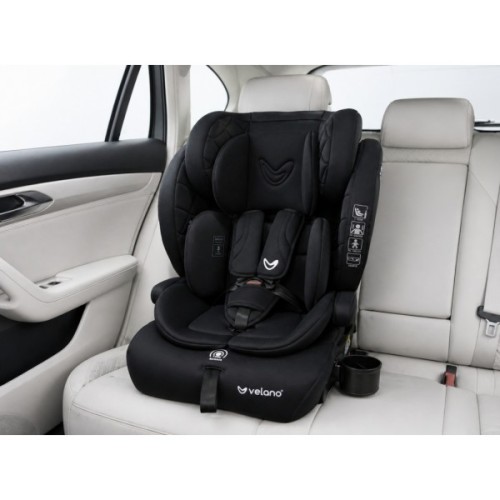 Автокрісло Velano Flexo i-Size 76150 см, ISOFIX + Top Tether/ремінь, black (48413)