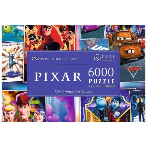 Пазл Trefl UFT Pixar Галерея епічної анімації, 6000 елементів (5900511810387)