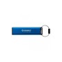 USB флеш накопичувач Kingston 128GB IronKey Keypad 200 Type-C Encrypted Blue USB 3.2 (IKKP200C/128GB)