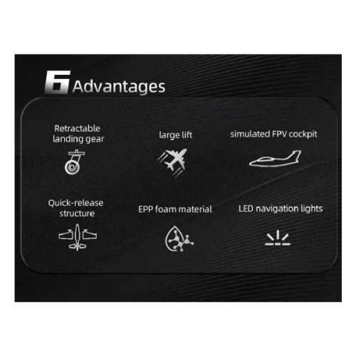 Літаюче крило ATOMRC Beluga RTH (BRTH)