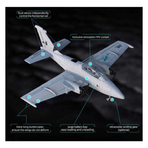 Літаюче крило ATOMRC Beluga RTH (BRTH)