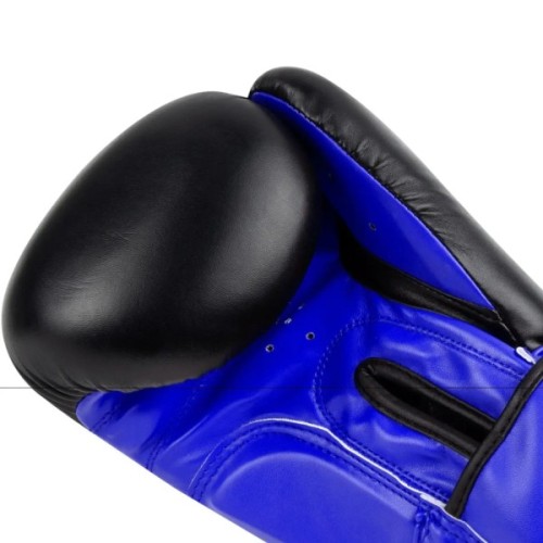 Боксерські рукавички PowerPlay 3004 Classic Чорно-Сині 16 унцій (PP_3004_16oz_Bl/Navy)