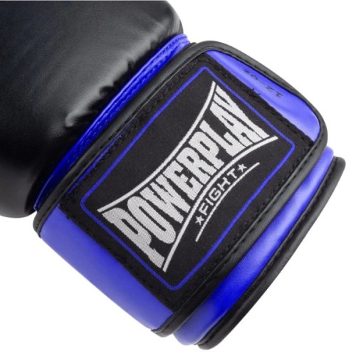Боксерські рукавички PowerPlay 3004 Classic Чорно-Сині 16 унцій (PP_3004_16oz_Bl/Navy)