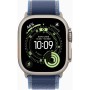 Смарт-годинник Apple Watch Ultra 3 GPS + Cellular 49mm Natural Titanium Case with Blue/Bright Blue Trail Loop - M/L (MEWU4QP/A)