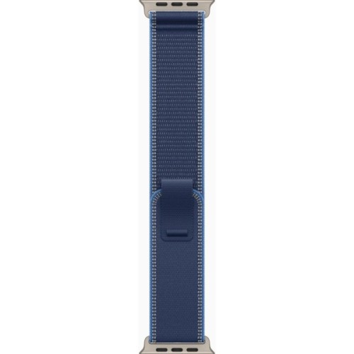 Смарт-годинник Apple Watch Ultra 3 GPS + Cellular 49mm Natural Titanium Case with Blue/Bright Blue Trail Loop - M/L (MEWU4QP/A)