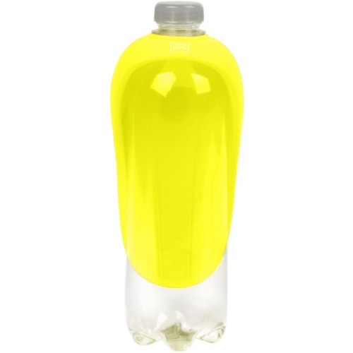 Універсальний посуд для тварин WAUDOG Silicone Поїлка-насадка на пляшку 165х90 мм жовта (50778)