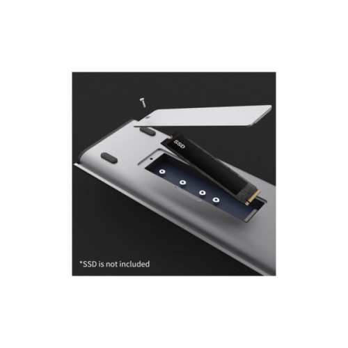 Порт-реплікатор J5create Dock-Station USB-C 10Gbps, 12-in-1 (слот M2 NVMe/хаб/HDMI/DP/PD/картрид/LAN) (JCD552-N)