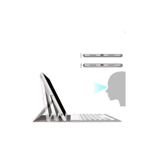 Чохол до планшета BeCover with keyboard Apple iPad Mini 7 2024 Gray (712994)