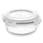 Харчовий контейнер Ardesto Gemini круглий, 0.24л, боросилікатне скло, прозорий (AR1224BRD)