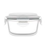 Харчовий контейнер Ardesto Gemini круглий, 0.24л, боросилікатне скло, прозорий (AR1224BRD)