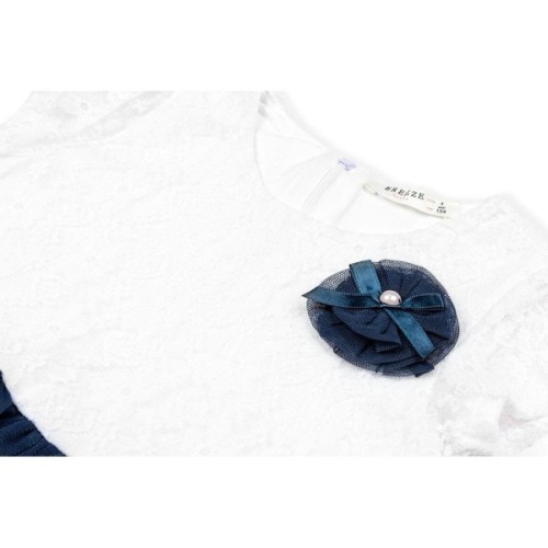 Плаття дитяче Breeze з фатіновой спідницею і квіткою (10671-104G-blue)