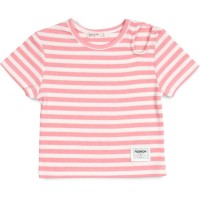Футболка дитяча Breeze у смужку (19921-140G-pink)