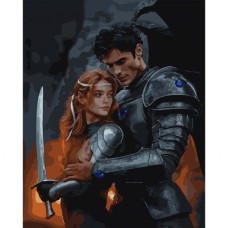 Картина по номерам Santi Шипи та троянди Фейра та Різанд 40х50 см (955061)